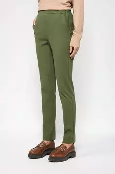 Однотонные брюки на эластичном поясе Emme Marella