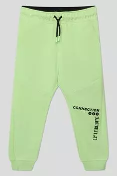 Однотонные брюки на завязках Benetton