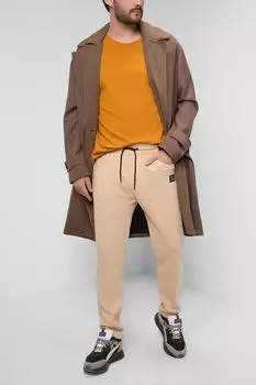 Однотонные брюки с карманами Esprit Casual