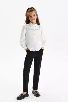 Однотонные брюки с отворотами Silver Spoon