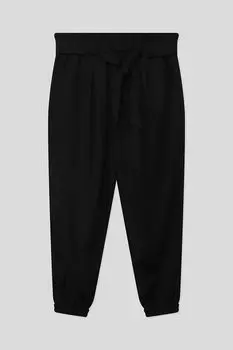 Однотонные брюки с поясом на резинке IDO