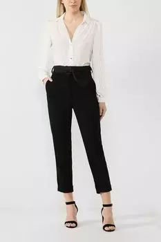 Однотонные брюки с высокой посадкой Rinascimento