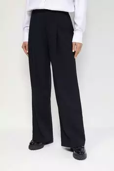 Однотонные брюки с защипами свободного кроя BELUCCI