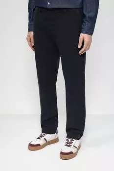 Однотонные брюки слаксы из хлопка Bomboogie