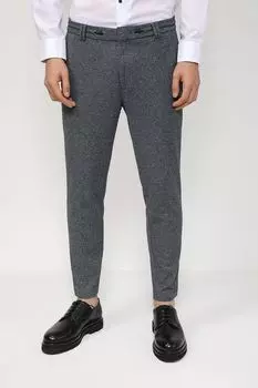 Однотонные брюки зауженного кроя Cinque