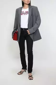 Однотонные джинсы облегающего кроя PEPE JEANS