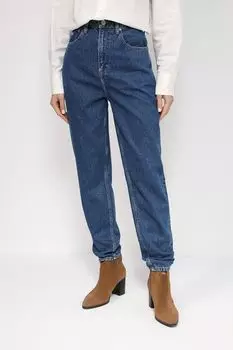 Однотонные джинсы с эффектом потертости Tommy Jeans