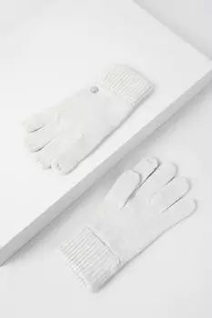 Однотонные перчатки из шерсти Auranna