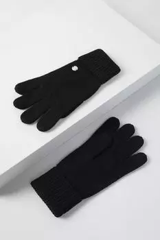 Однотонные перчатки из шерсти Auranna