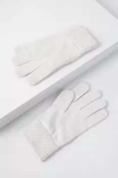 Однотонные перчатки из шерсти D.Molina