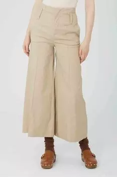 Однотонные расклешенные брюки Silvian Heach