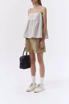 Однотонные шорты с отворотами Dunst