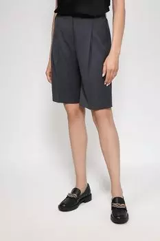 Однотонные шорты с защипами спереди SABRINA SCALA