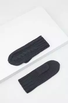 Однотонные варежки с добавлением шерсти Auranna