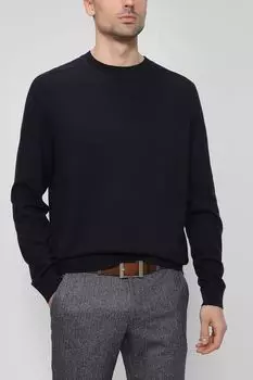 Однотонный джемпер из хлопка и шерсти s.Oliver