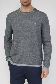 Однотонный джемпер из хлопка LERROS