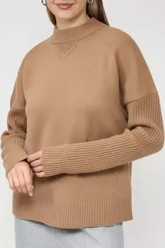 Однотонный джемпер из шерсти BOSS