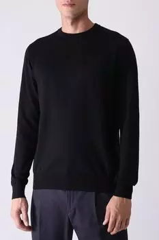 Однотонный джемпер с добавлением шерсти CUDGI