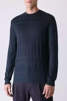 Однотонный джемпер с добавлением шерсти CUDGI