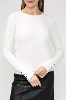 Однотонный джемпер с добавлением вискозы Loft