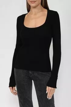 Однотонный джемпер с О-вырезом TWINSET