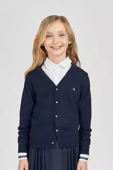 Однотонный кардиган с примесью кашемира Choupette