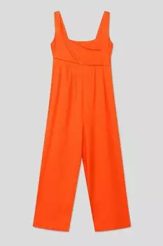 Однотонный комбинезон из вискозы и льна Mayoral