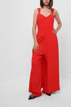 Однотонный костюм из вискозы Paola Ray