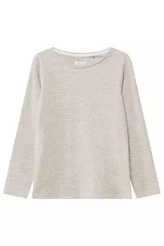 Однотонный лонгслив из хлопка Bogi