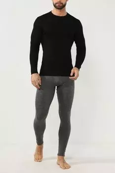 Однотонный лонгслив из шерсти Norveg