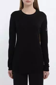 Однотонный лонгслив из шерсти Norveg