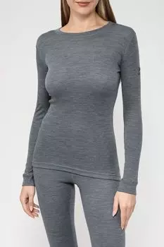 Однотонный лонгслив из шерсти Norveg