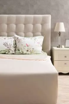 Однотонный пододеяльник из мако-сатина La Prima