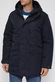 Однотонный пуховик с капюшоном MARCO DI RADI