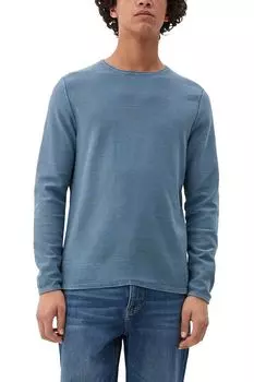 Однотонный пуловер из хлопка s.Oliver