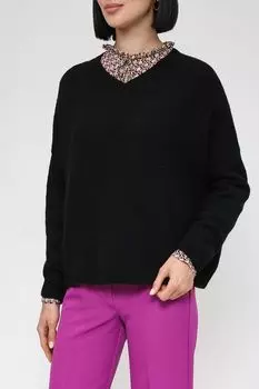 Однотонный пуловер из мягкой пряжи Emme Marella