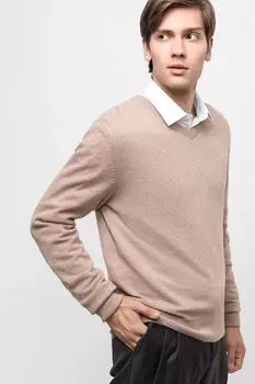 Однотонный пуловер из шерсти D.Molina