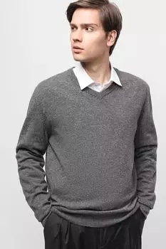 Однотонный пуловер из шерсти D.Molina