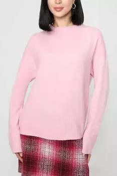 Однотонный пуловер с круглым вырезом Esprit Casual