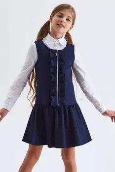 Однотонный сарафан на молнии SMENA