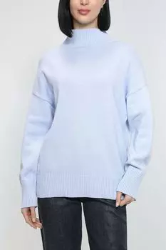 Однотонный свитер из хлопка и шерсти BELUCCI