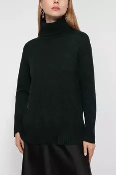 Однотонный свитер из смесовой шерсти Auranna