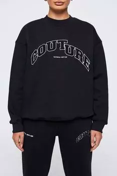 Однотонный свитшот с принтом The Couture Club