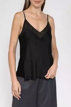 Однотонный топ на бретельках SABRINA SCALA