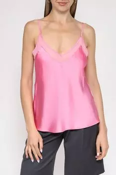 Однотонный топ на бретельках SABRINA SCALA