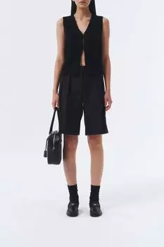 Однотонный вязанный жилет Dunst