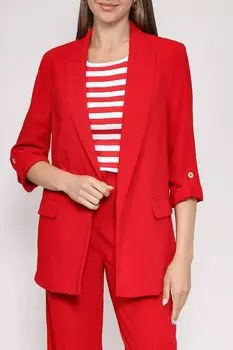 Однотонный жакет с регулированными отворотами на рукавах OVS