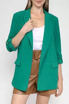 Однотонный жакет с регулированными отворотами на рукавах OVS