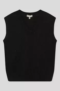 Однотонный жилет с принтом Silver Spoon