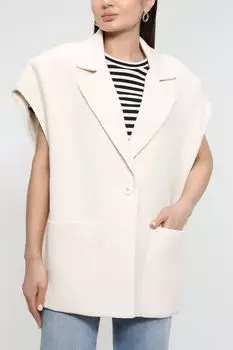 Однотонный жилет широкими плечами Silvian Heach